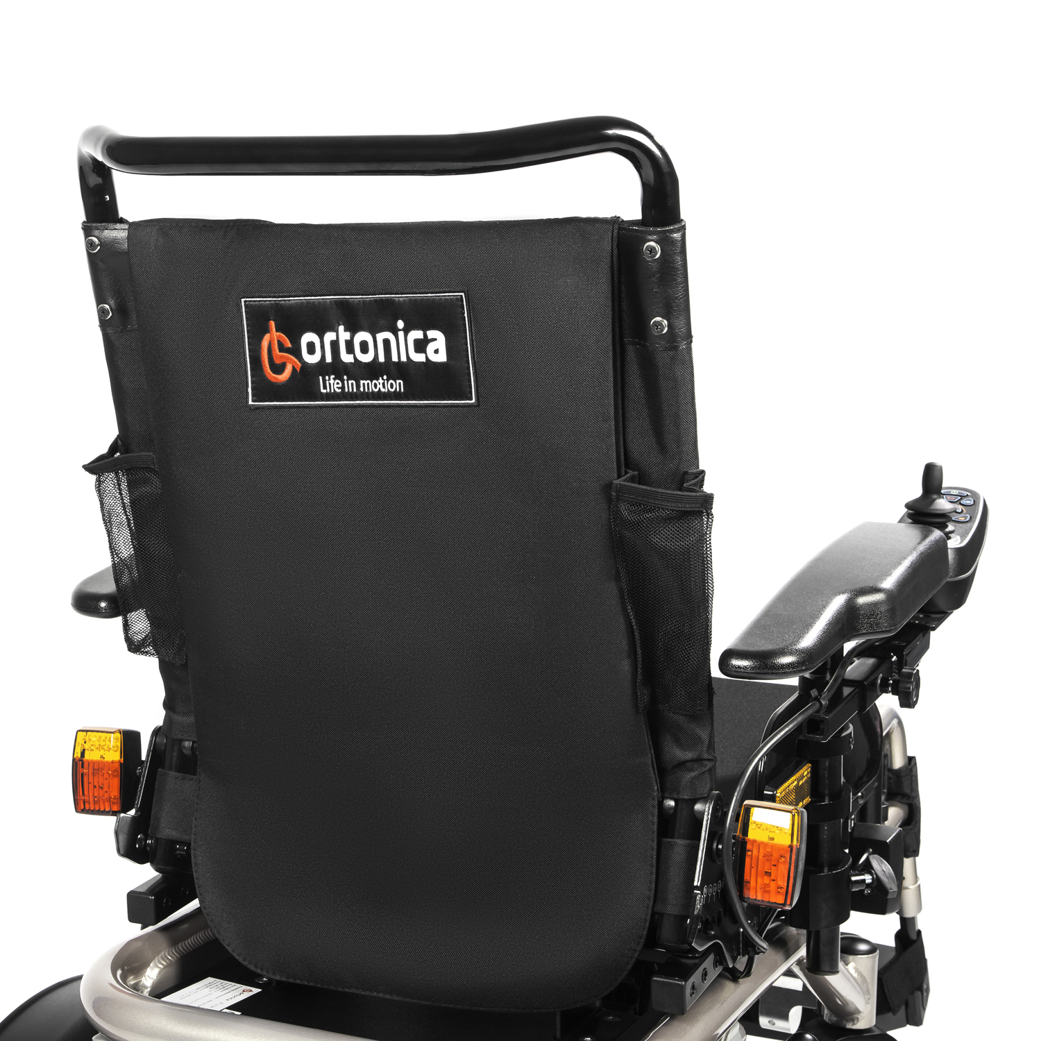 Кресло-коляска инвалидная ORTONICA Pulse 210 с электроприводом, до 125кг (ширина сиденья 45,5см) - 15